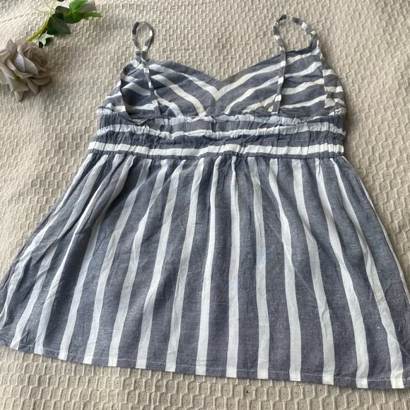 Primark Gray and white Striped top - Picture 11 of 11